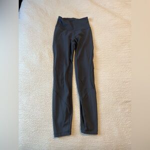 Lululemon Athletica Gray Full-Length Leggings